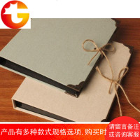 照片定制 麻布封面 diy相册手工制作粘贴式影集创意礼物情侣相薄