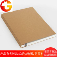 覆膜粘贴式DIY相册复古牛卡纸软面相簿大本影集 礼物