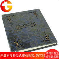 DIY相册覆膜粘贴式复古精美木面相簿大本影集 礼物
