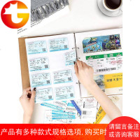电影票车票收藏册火车5寸情侣纪念册插页式拍立得相册本票据收纳3