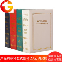 复古67寸插页式影集英伦简约家庭相册相簿图书籍形状假书款相本