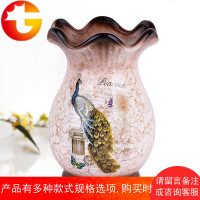 欧式陶瓷器花瓶摆件客厅插干花艺景德镇家居餐桌创意摆设装饰花瓶