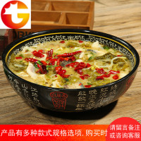 酒店商用家用大号创意陶瓷加厚龙虾碗麻辣鱼碗水煮鱼汤盆酸菜鱼碗