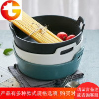 大号创意双耳水果沙拉碗家用日式餐具陶瓷汤碗面碗水煮鱼大碗汤盆