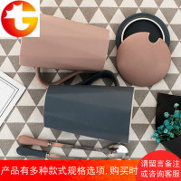 水杯创意潮流办公室杯子陶瓷马克杯带盖勺男女个性家用情侣咖啡杯