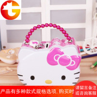 学生带锁硬币女孩粉色宝宝小可爱儿童存钱罐便宜储蓄罐带钥匙公主