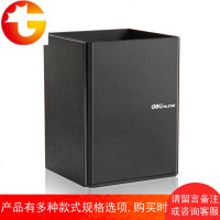 笔筒9146厚重加厚金属铁质耐用学生办公用桌面文具收纳笔插座厚重质感优良黑色笔盒学习文具商务办公桌用