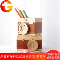 笔筒创意简约学生ins桌面摆件收纳盒相机化妆刷筒