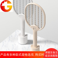 电蚊拍可充电式家用强力多功能LED灯USB密网大拍面电蚊打苍蝇拍