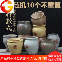 多肉陶瓷古小缸透气小老桩花盆复古中国风古典迷你盆栽绿植花卉盆