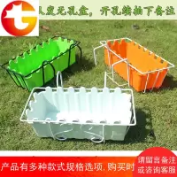 阳台花架栏杆绿萝花架阳台种花菜盆悬挂栅栏多肉花盆护手挂式花盆
