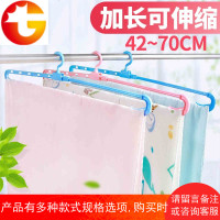 大号伸缩加长衣架被套枕套晾晒架床单凉晒被子被单撑衣挂家用阳台