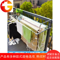 不锈钢窗外小型晾晒架窗台晒鞋架折叠挂暖气片架子窗户阳台晾衣架