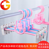 儿童裤架家用婴儿伸缩裤夹可调节塑料防滑裤挂带夹子挂裤子的衣架