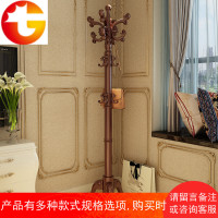 实木衣架落地衣帽架卧室挂衣架单杆欧式家用简易收纳架挂衣服架子