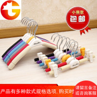 服装店儿童防滑海绵衣架裤夹架小孩童装店衣服撑子衣挂衣服架批發