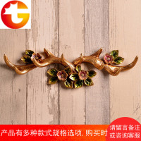 欧式创意壁挂饰墙上衣帽架排钩卧室服装店墙面装饰挂钩