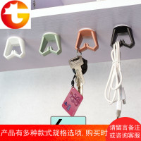 多功能吸顶挂钩6个装粘钩黏钩宿舍学习桌下免钉勾强力吊钩