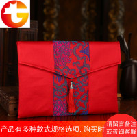复古丝绸布艺3-6万元大红包袋创意新年利是封结婚聘金彩礼袋