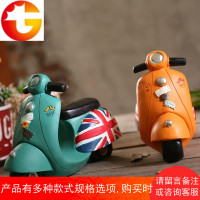 复古美式摩托车模型拍摄道具摆件奶茶店咖啡店创意装饰品个性摆设