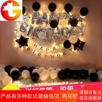 成人生日气球生日蜡烛装饰求婚布置套餐生日派对ins网红卧室布置