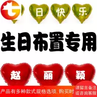 宝宝生日气球周岁百天满月派对装饰布置气球定制名字UGwG0qXWA7