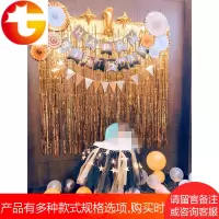 1婴儿宝宝周岁生日气球布置儿童主题男孩女孩公主百日宴装饰用品2