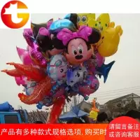 大号儿童气球卡通动漫氦气球飘空气球路边球铝膜气球热卖批發货原