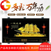 万年历数码时钟家用钟led夜光墙上静音客厅创意电子挂钟