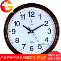 客厅挂钟16-20英寸大号静音万年历带日历温度办公石英钟表