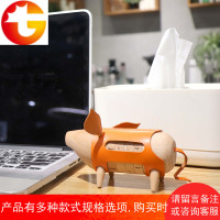 尾巴良品| 猪来运转日历猪年创意可爱实木台历桌面摆件万年历