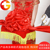 剪彩花球 开业庆典大红花套装用品红绣球金剪刀托盘剪裁彩带道具
