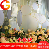 婚庆道具PVC膜棒棒糖路引团扇布置t台装饰迎宾区舞台吊顶