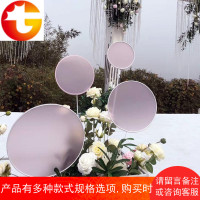 婚庆棒棒糖路引婚礼路引铁艺布置甜甜圈装饰道具布置光膜路引