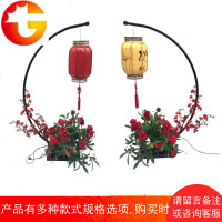 婚庆道具中式灯笼路引 中国风汉唐婚礼路引 新中式宫t台路引