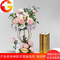 绢花婚庆仿桌花路引橱窗装饰道具花球 婚礼餐桌花台摆件用品