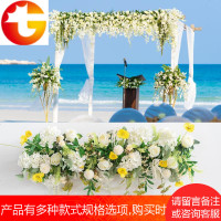 定制婚庆仿真花排花装饰道具拱插花花艺婚礼现场假花路引花布置