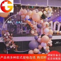 婚庆道具圆形背景墙铁艺网格拱屏风几何橱窗摆件现场装饰布置
