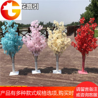 婚庆路引樱花道具装饰婚礼引路拱罗马柱铁艺路引花