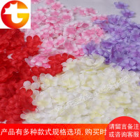 仿真玫瑰花瓣 五瓣 樱花婚庆花瓣 桃花 T台用花 服饰场景布置