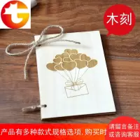 木刻贺卡定制18岁成人礼创意生日礼物送女友老婆男女生代写字卡片