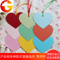 吊牌彩色空白卡片圣诞挂卡婚礼祝福卡许愿卡满月卡表白卡