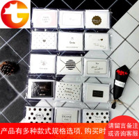 120张带信封简约商务贺卡折叠迷你小卡片节日祝福感谢卡留言卡片