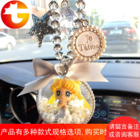 卡通可爱美少女战士汽车挂件女钥匙扣车内挂饰后视镜装饰吊饰礼物