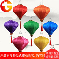 新年红灯笼挂饰复古中式宫灯阳台越南钻石灯笼装饰户外防水灯笼灯