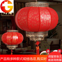 春节广告灯笼中式仿古宫灯羊皮大红灯笼阳台灯户饰乔迁过新年