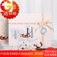 新品节约卡通婴儿服装包装盒秋冬套装纸盒宝宝服饰礼品盒母婴礼盒