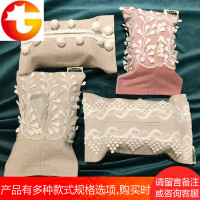 粉红色公主纸巾盒白色蕾丝纸巾包棉麻风格餐巾纸盒收纳包