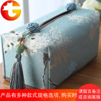 欧式餐巾纸盒子纸巾盒家用餐厅餐桌轻奢创意汽车收纳盒新中式抽纸