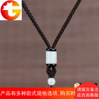 手工玉挂绳项链绳翡翠吊坠绳玉器挂绳男女款可调节绳